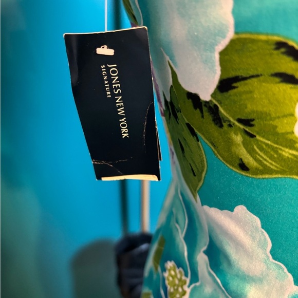 Jones New York Tropical Vibrant Floral Stretch Dress - Picture 5 of 5